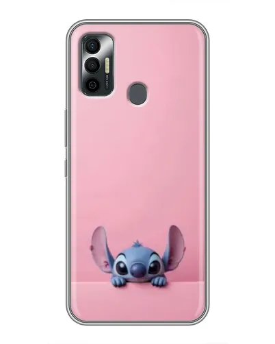 Чохол для TECNO Spark 7 (KF6n) з картинкою «Stitch визирає»