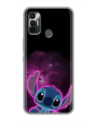 Чохол для TECNO Spark 7 (KF6n) з картинкою «Неоновий Stitch»