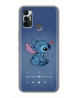 Чохол для TECNO Spark 7 (KF6n) з картинкою «Музичний Stitch»