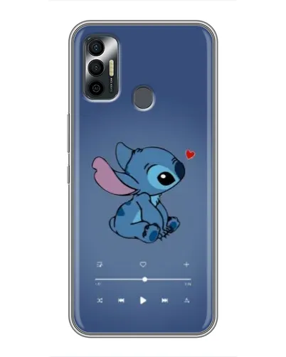 Чохол для TECNO Spark 7 (KF6n) з картинкою «Музичний Stitch»