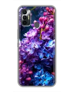 Чехол для TECNO Spark 7 (KF6n) с картинкой «Сиреневый цвет»