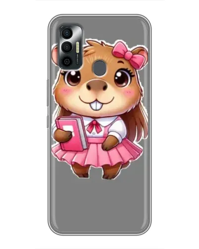 Чехол для TECNO Spark 7 (KF6n) с картинкой «Девочка капибара» Чехол для TECNO Spark 7 (KF6n) с картинкой «Девочка капибара»