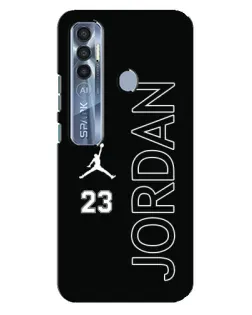 Чехол для TECNO Spark 7 Pro с картинкой «Jordan Vertical»