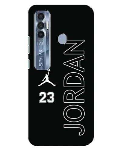 Чехол для TECNO Spark 7 Pro с картинкой «Jordan Vertical»