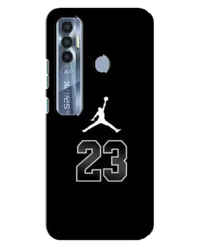 Чехол для TECNO Spark 7 Pro с картинкой «Jordan Flight 23»
