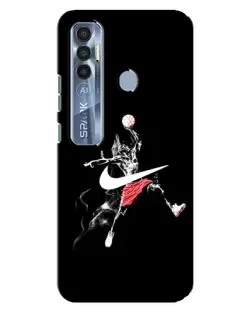 Чехол для TECNO Spark 7 Pro с картинкой «Jordan Jumpman»