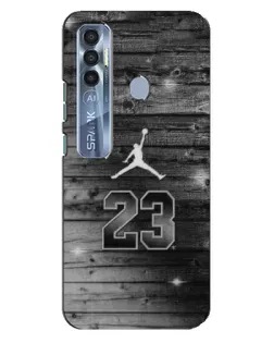 Чехол для TECNO Spark 7 Pro с картинкой «Jordan Carbon 23»