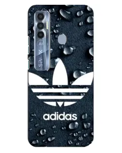 Чехол для TECNO Spark 7 Pro с картинкой «Adidas Trefoil Blue» Чехол для TECNO Spark 7 Pro с картинкой «Adidas Trefoil Blue»