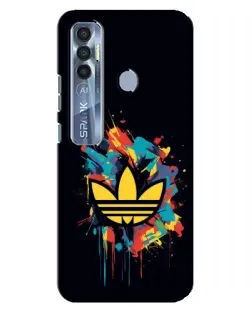 Чехол для TECNO Spark 7 Pro с картинкой «Adidas Splash» Чехол для TECNO Spark 7 Pro с картинкой «Adidas Splash»