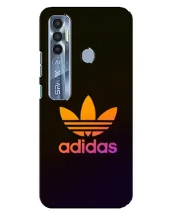 Чехол для TECNO Spark 7 Pro с картинкой «Градиент Adidas»