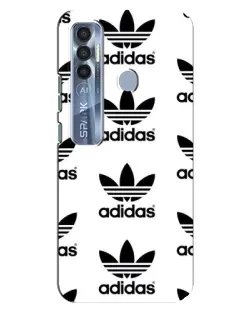 Чехол для TECNO Spark 7 Pro с картинкой «Adidas Pattern»