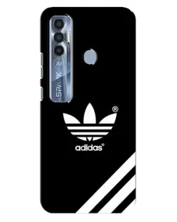 Чехол для TECNO Spark 7 Pro с картинкой «Adidas с диагональными полосами»