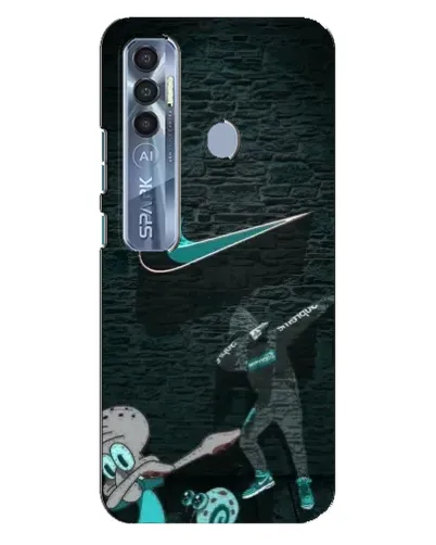 Чехол для TECNO Spark 7 Pro с картинкой «Спортивный арт Nike» Чехол для TECNO Spark 7 Pro с картинкой «Спортивный арт Nike»