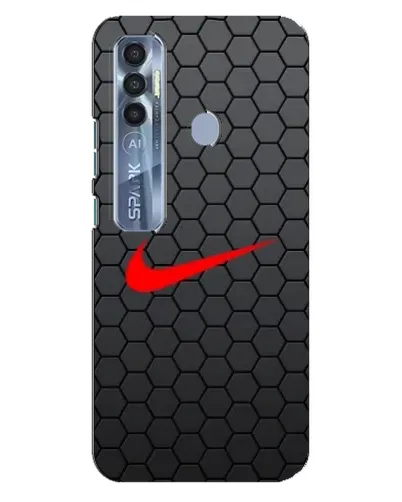 Чехол для TECNO Spark 7 Pro с картинкой «Nike — карбоновая сетка» Чехол для TECNO Spark 7 Pro с картинкой «Nike — карбоновая сетка»