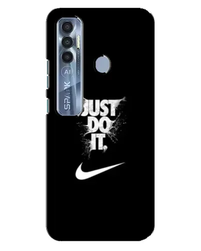 Чехол для TECNO Spark 7 Pro с картинкой «Текстовый принт Nike» Чехол для TECNO Spark 7 Pro с картинкой «Текстовый принт Nike»