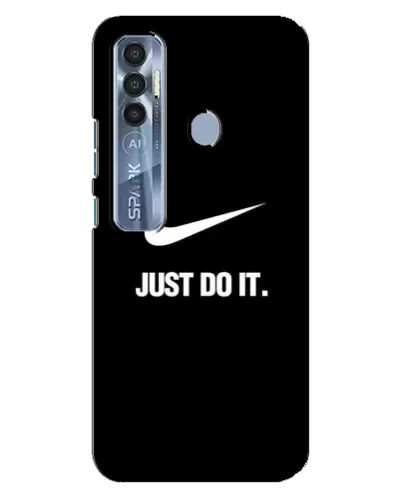 Чехол для TECNO Spark 7 Pro с картинкой «Классический принт Nike» Чехол для TECNO Spark 7 Pro с картинкой «Классический принт Nike»