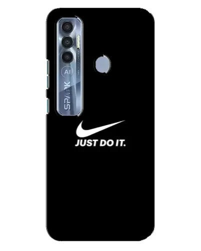 Чехол для TECNO Spark 7 Pro с картинкой «Минимализм от Nike» Чехол для TECNO Spark 7 Pro с картинкой «Минимализм от Nike»