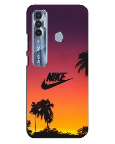 Чехол для TECNO Spark 7 Pro с картинкой «Nike на закате солнца» Чехол для TECNO Spark 7 Pro с картинкой «Nike на закате солнца»