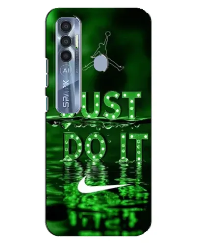Чехол для TECNO Spark 7 Pro с картинкой «Зеленый неоновый Nike» Чехол для TECNO Spark 7 Pro с картинкой «Зеленый неоновый Nike»