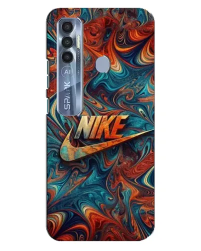 Чехол для TECNO Spark 7 Pro с картинкой «Nike в абстракции» Чехол для TECNO Spark 7 Pro с картинкой «Nike в абстракции»