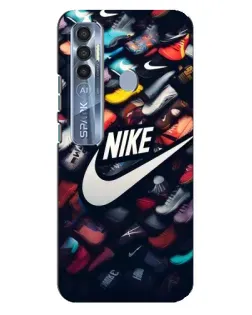 Чехол для TECNO Spark 7 Pro с картинкой «Коллекция кроссовок Nike» Чехол для TECNO Spark 7 Pro с картинкой «Коллекция кроссовок Nike»