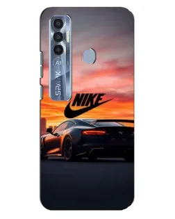 Чехол для TECNO Spark 7 Pro с картинкой «Nike и суперкар» Чехол для TECNO Spark 7 Pro с картинкой «Nike и суперкар»