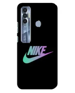 Чехол для TECNO Spark 7 Pro с картинкой «Nike — городская ночь» Чехол для TECNO Spark 7 Pro с картинкой «Nike — городская ночь»