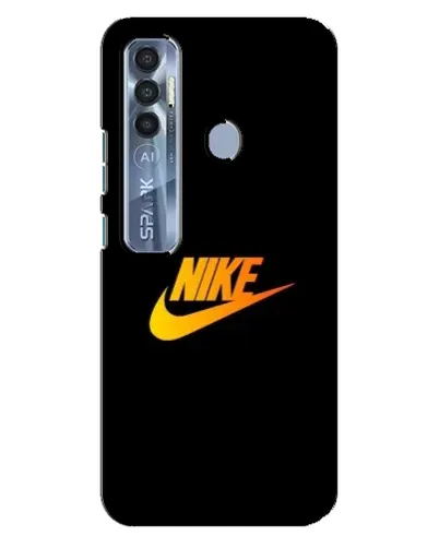Чехол для TECNO Spark 7 Pro с картинкой «Золотой логотип Nike» Чехол для TECNO Spark 7 Pro с картинкой «Золотой логотип Nike»