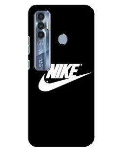 Чехол для TECNO Spark 7 Pro с картинкой «Мазки краски Nike»