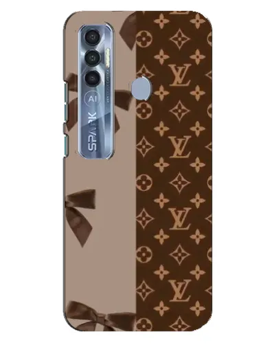 Чехол для TECNO Spark 7 Pro с картинкой «Louis Vuitton — банты» Чехол для TECNO Spark 7 Pro с картинкой «Louis Vuitton — банты»