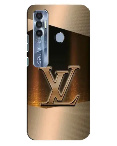 Чехол для TECNO Spark 7 Pro с картинкой «LV — золотое сияние» Чехол для TECNO Spark 7 Pro с картинкой «LV — золотое сияние»