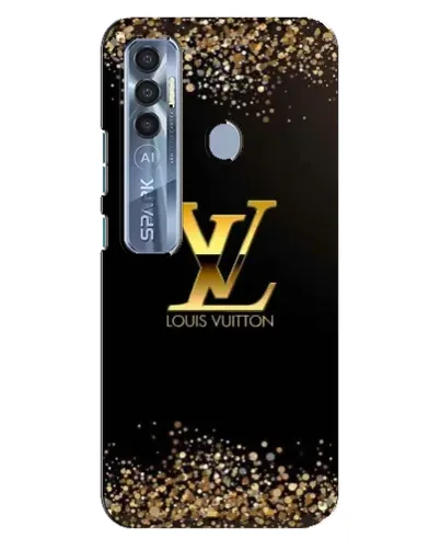 Чехол для TECNO Spark 7 Pro с картинкой «LV — золотые искры» Чехол для TECNO Spark 7 Pro с картинкой «LV — золотые искры»