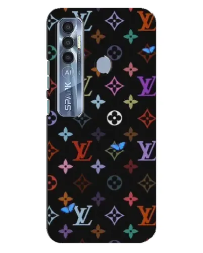 Чехол для TECNO Spark 7 Pro с картинкой «Цветная монограмма LV» Чехол для TECNO Spark 7 Pro с картинкой «Цветная монограмма LV»