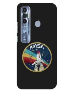 Чехол для TECNO Spark 7 Pro с картинкой «NASA — эмблема миссии» Чехол для TECNO Spark 7 Pro с картинкой «NASA — эмблема миссии»