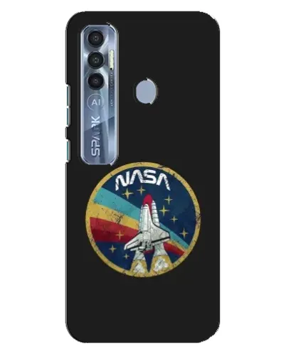 Чехол для TECNO Spark 7 Pro с картинкой «NASA — эмблема миссии» Чехол для TECNO Spark 7 Pro с картинкой «NASA — эмблема миссии»