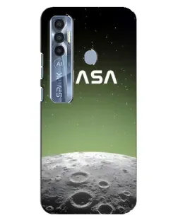 Чохол для TECNO Spark 7 Pro з картинкою «NASA — місячний градієнт» Чохол для TECNO Spark 7 Pro з картинкою «NASA — місячний градієнт»