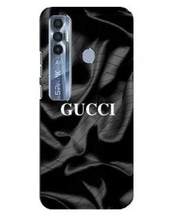 Чехол для TECNO Spark 7 Pro с картинкой «Gucci — шелковые волны» Чехол для TECNO Spark 7 Pro с картинкой «Gucci — шелковые волны»