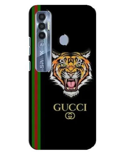 Чехол для TECNO Spark 7 Pro с картинкой «Тигр Gucci»
