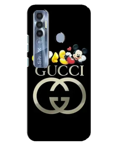 Чехол для TECNO Spark 7 Pro с картинкой «Gucci — герои Disney»