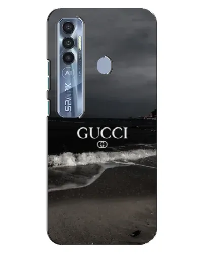 Чехол для TECNO Spark 7 Pro с картинкой «Gucci — морской прибой»