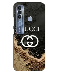 Чехол для TECNO Spark 7 Pro с картинкой «Gucci — песчаные дюны»