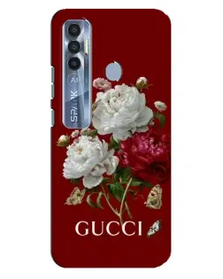 Чехол для TECNO Spark 7 Pro с картинкой «Gucci —  сад»