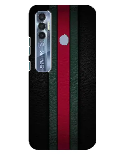 Чехол для TECNO Spark 7 Pro с картинкой «Gucci — неоновая линия»