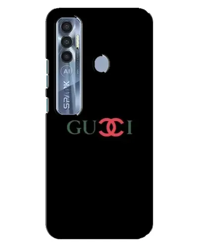 Чехол для TECNO Spark 7 Pro с картинкой «Gucci — красный градиент»