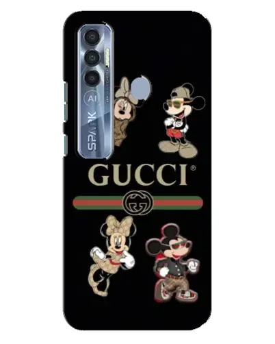 Чехол для TECNO Spark 7 Pro с картинкой «Gucci — герои Disney и монограмма» Чехол для TECNO Spark 7 Pro с картинкой «Gucci — герои Disney и монограмма»