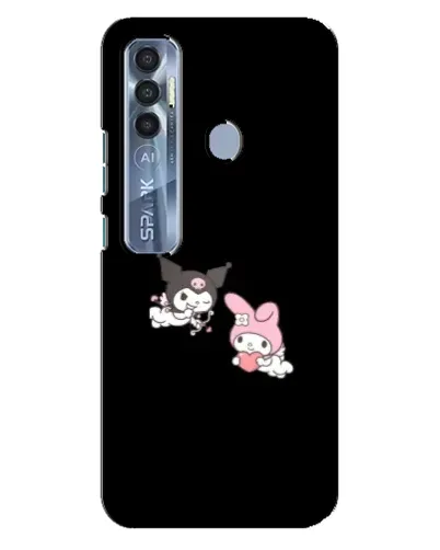 Чохол для TECNO Spark 7 Pro з картинкою «My Melody та Kuromi» Чохол для TECNO Spark 7 Pro з картинкою «My Melody та Kuromi»