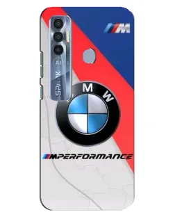 Чохол для TECNO Spark 7 Pro з картинкою «BMW Performance стиль» Чохол для TECNO Spark 7 Pro з картинкою «BMW Performance стиль»
