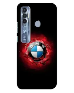 Чохол для TECNO Spark 7 Pro з картинкою «Логотип BMW — спалах» Чохол для TECNO Spark 7 Pro з картинкою «Логотип BMW — спалах»