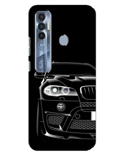 Чохол для TECNO Spark 7 Pro з картинкою «Темний силует BMW» Чохол для TECNO Spark 7 Pro з картинкою «Темний силует BMW»