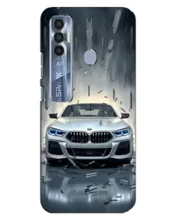 Чохол для TECNO Spark 7 Pro з картинкою «BMW у світлі фар» Чохол для TECNO Spark 7 Pro з картинкою «BMW у світлі фар»